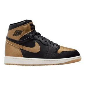Nike AIR JORDAN 1 RETRO HIGH OG "BLACK  and GOLD" Men's Size 12 New without Tag